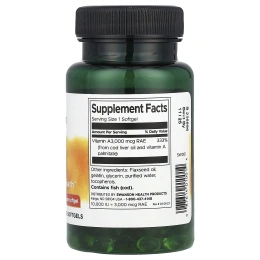 Swanson, Витамин A, 10 000 МЕ, 250 мягких таблеток