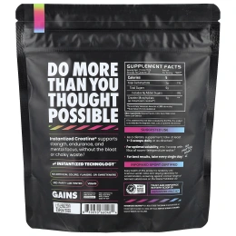 GAINS, Instantized Creatine®, растворимый моногидрат креатина, со вкусом кислой жевательной таблетки, 231 г (8,14 унции)