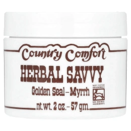 Country Comfort, Herbal Savvy, гидрастис и мирра, 2 унции (57 г)