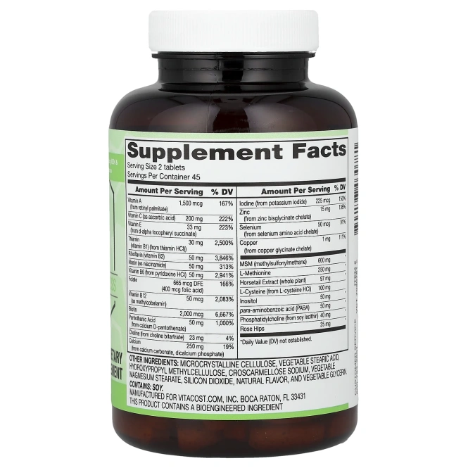 Vitacost, Synergy®, Ultra Hair Formula, 90 Tablets
