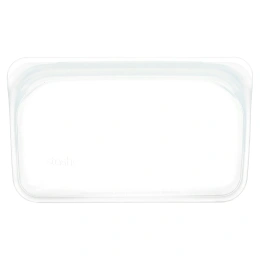 Stasher, Многоразовая силиконовая сумка для еды, для маленьких закусок, прозрачная, 9,9 ж. унц. (293,5 мл)