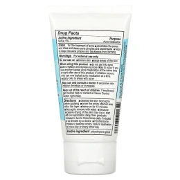 De La Cruz, Мазь для лечения акне с 5% серой, для чувствительной кожи, 74 г (2,6 унции)