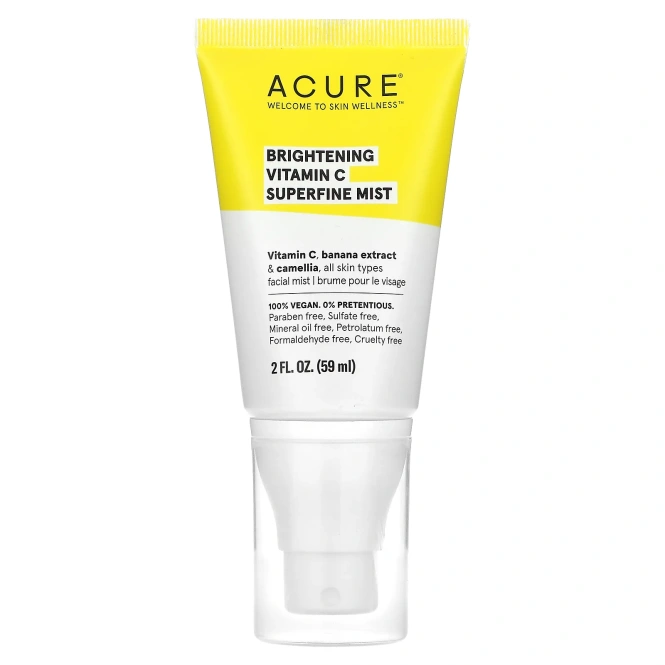 ACURE, Осветляющий сверхтонкий спрей с витамином C, 59 мл (2 жидк. унц.)