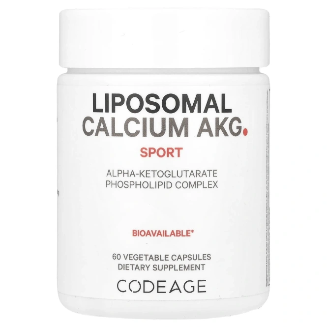 Codeage, Liposomal Calcium AKG, Sport, 60 растительных капсул