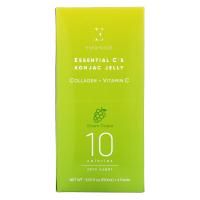Everydaze, Essential C's Konjac Jelly, зеленый виноград, 4 пакетика по 5,07 жидких унций (150 мл) каждый