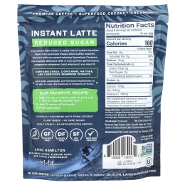 Laird Superfood, Растворимый латте, кофе + сливки + адаптогены, с пониженным содержанием сахара, 227 г (8 унций)