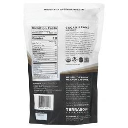 Terrasoul Superfoods, какао-бобы, неочищенные, 454 г (16 унций)