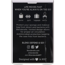 Blenderelle, Футляр для спонжа для макияжа, черный, 1 шт.