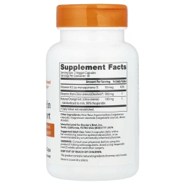 Doctor's Best, Vein Support поддержка для вен с DiosVein и MenaQ7, 60 вегетарианских капсул