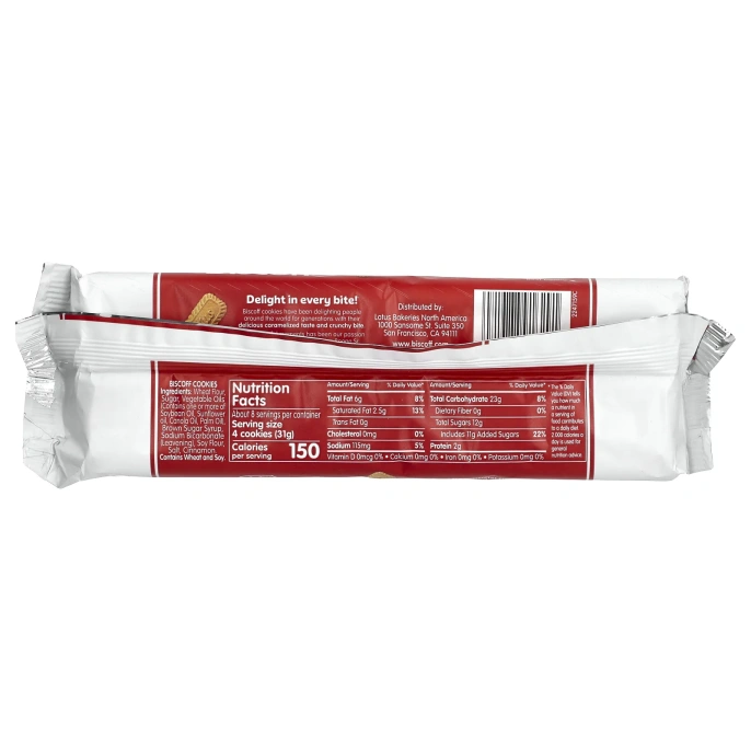 Biscoff, Lotus, печенье, оригинальное, 250 г (8,8 унции)