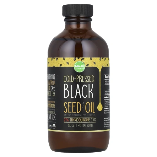Maju Superfoods, Масло черного тмина холодного отжима, 8 жидк. унц.
