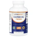 Vitamatic, касторовое масло, 750 мг, 180 капсул