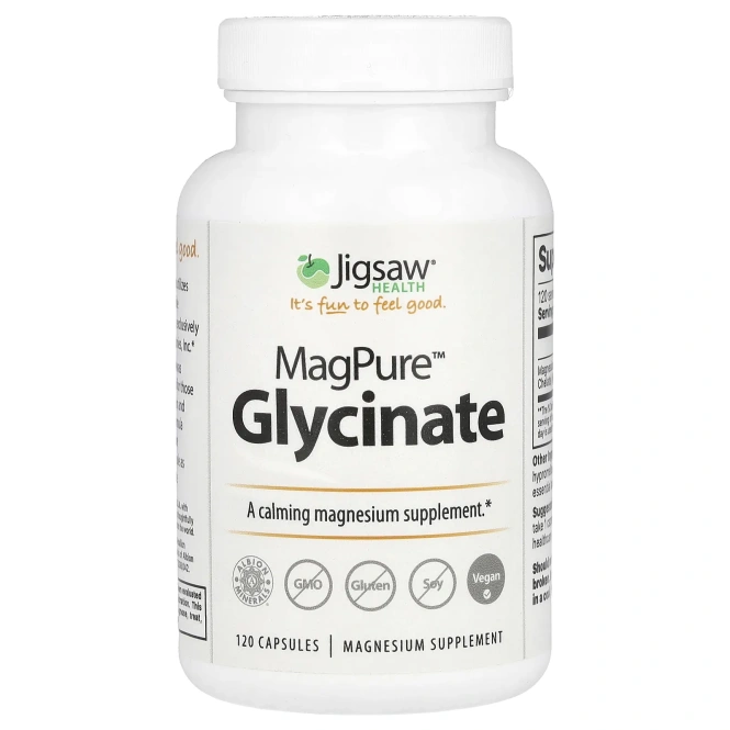 Jigsaw Health, MagPure Glycinate, 120 капсул