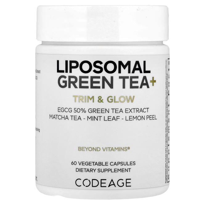 Codeage, Liposomal Green Tea +, 60 растительных капсул