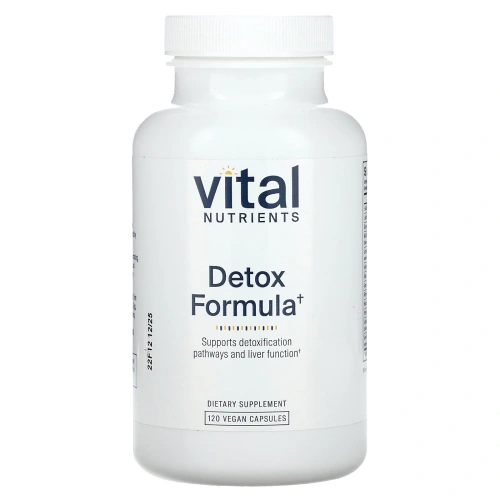 Vital Nutrients, Detox Formula, 120 веганских капсул