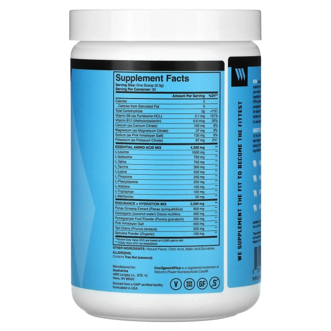 Swolverine, Intra, вишня, 285 г (10,05 унции)