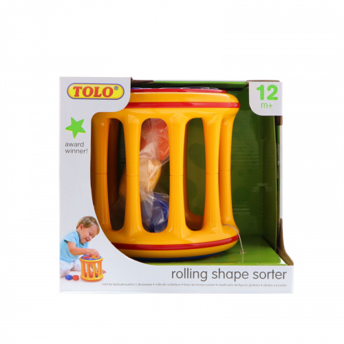 Tolo Toys, Rolling Shape Sorter, 12+ Months