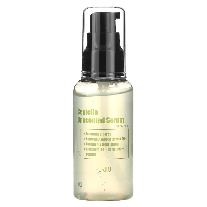 Purito, Wonder Releaf, сыворотка с центеллой, без запаха, 60 мл (2,02 жидк. унц.)