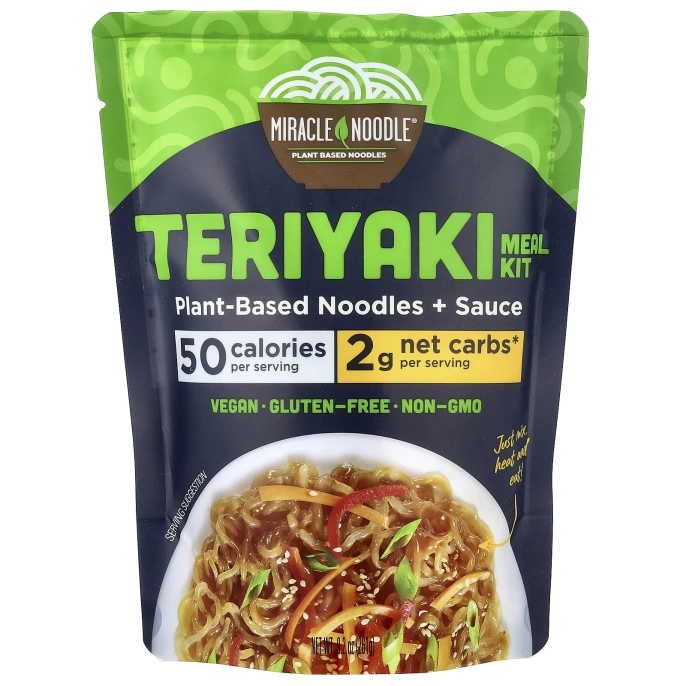 Miracle Noodle, набор блюд, терияки, 261 г (9,2 унции)