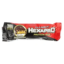 ALLMAX, Hexapro протеиновый батончик, со вкусом шоколада и арахисовой пасты, 12 шт. по 54 г (1,9 унции)