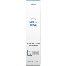 Etude, Soon Jung, Увлажняющая эмульсия без 10, 4,39 жидких унций (130 мл)
