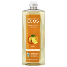 Ecos, ECOS®, средство для мытья посуды на растительной основе, лимон, 739 мл (25 жидк. унций)