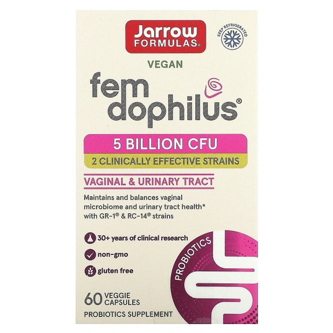 Jarrow Formulas, Women's Fem Dophilus, 60 капсул (Ice)