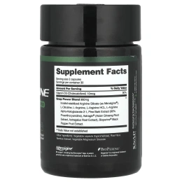 Snap Supplements, L-аргинин, без кофеина, 60 капсул