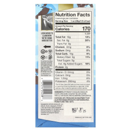 Endangered Species Chocolate, голубика в черном шоколаде, 72 % какао, 85 г (3 унций)