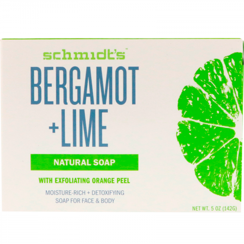 Schmidt's, Natural Soap, Bergamot + Lime, 5 oz (142 g)