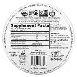 Tummydrops, сочный ананас и имбирь, 18 капель