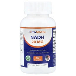 Vitamatic, НАДН, 60 капсул