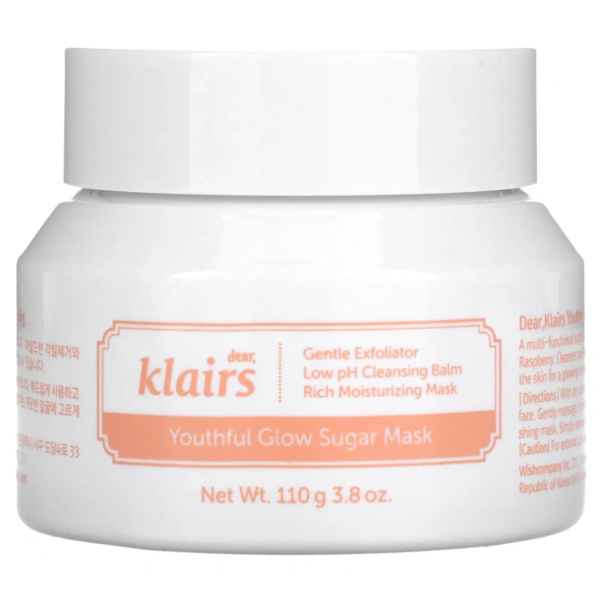 Dear, Klairs, Youthful Glow Sugar Mask, 3.8 oz (110 g)