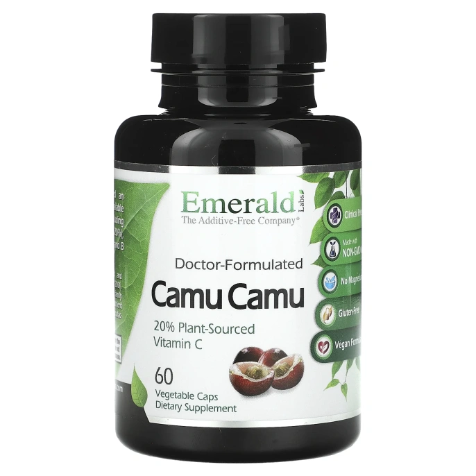 Emerald Laboratories, Каму-каму, 60 вегетарианских капсул