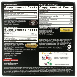 GNC Mega Men, 50 Plus, Multivitamin, 30 Packs