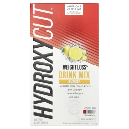 Hydroxycut, Weight Loss Drink Mix, Lemonade, 21 Packets, 2.2 oz (63 g)