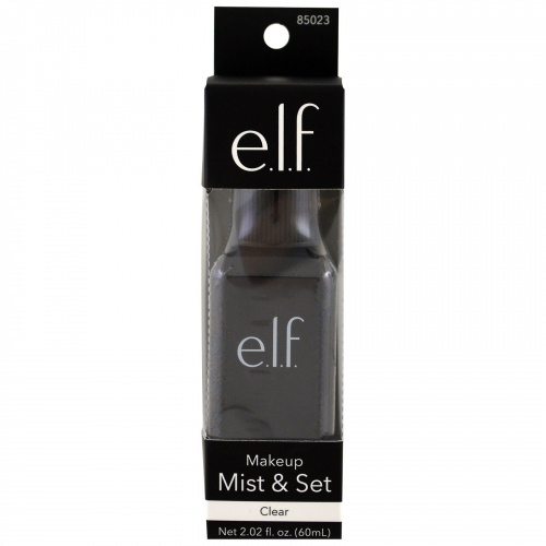 E.L.F. Cosmetics, Makeup Mist & Set, спрей для фиксации макияжа, прозрачный, 2,02 жидкой унции (60 мл)