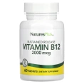 Nature's Plus, Витамин B-12, 2000 мкг, 60 таблеток