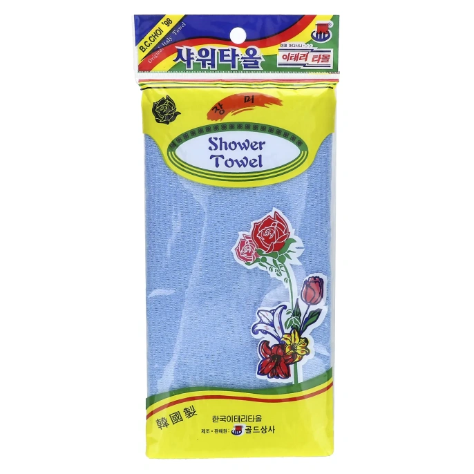 Goldsangsa, полотенце для душа, синее, 1 шт.