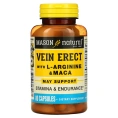 Mason Natural, Vein Erect с L-аргинином и макой, 80 капсул
