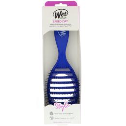 Wet Brush, Расческа для быстрой сушки, Для укладки, Синяя, 1 расческа