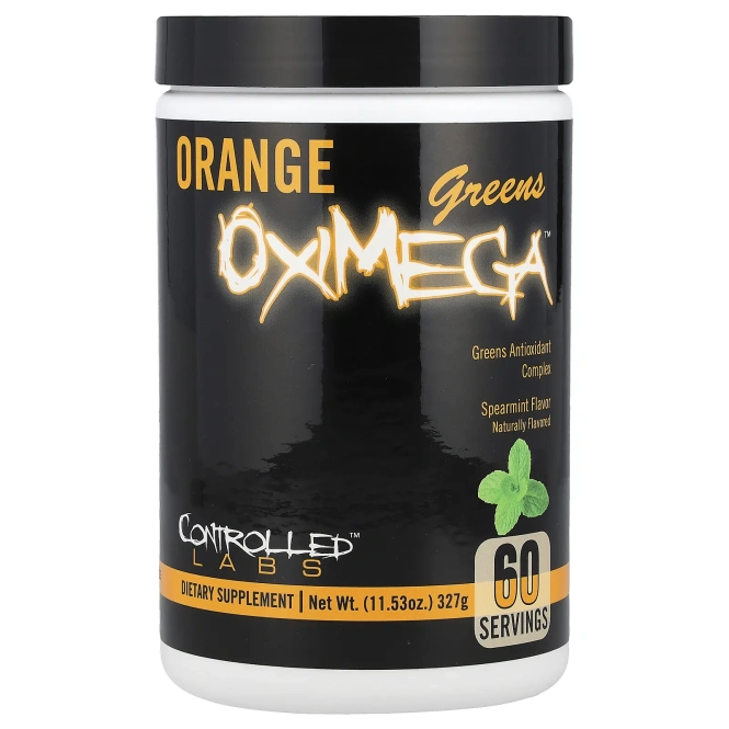Controlled Labs, Orange OxiMega Greens Мята 327 грамм