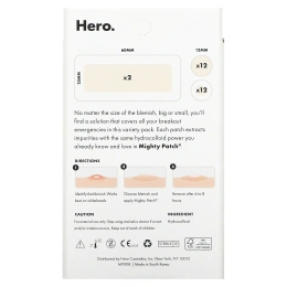 Hero Cosmetics, Mighty Patch, патчи разных видов, 26 шт.