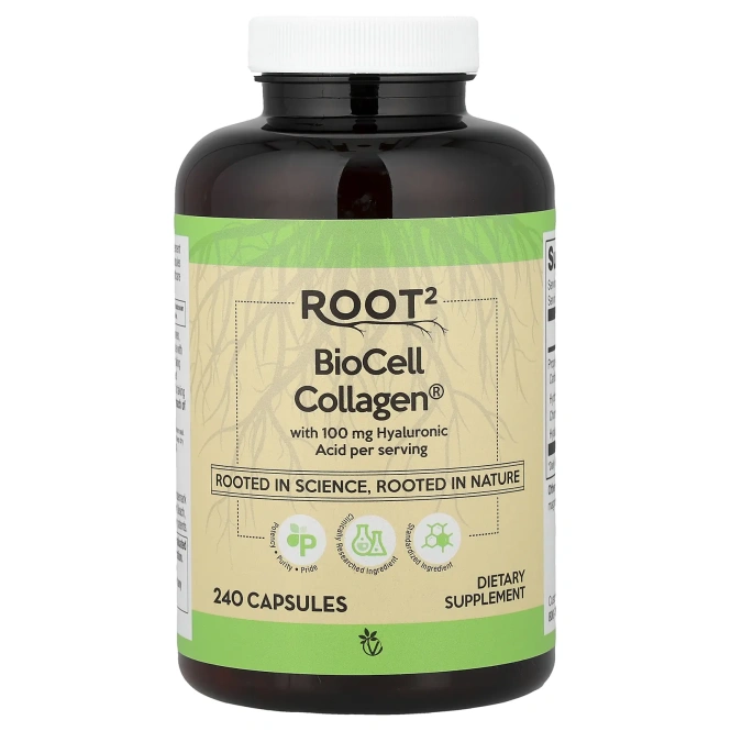 Vitacost, BioCell Collagen® с гиалуроновой кислотой, 240 капсул