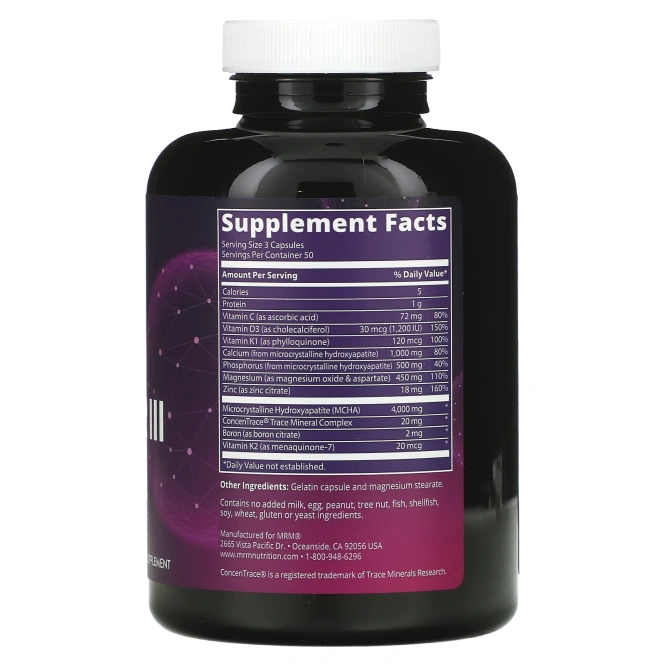 MRM, Средство для укрепления костей, 150 капсул
