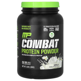 MusclePharm, Combat белок в форме порошка, ваниль, 32 унции (907 г)