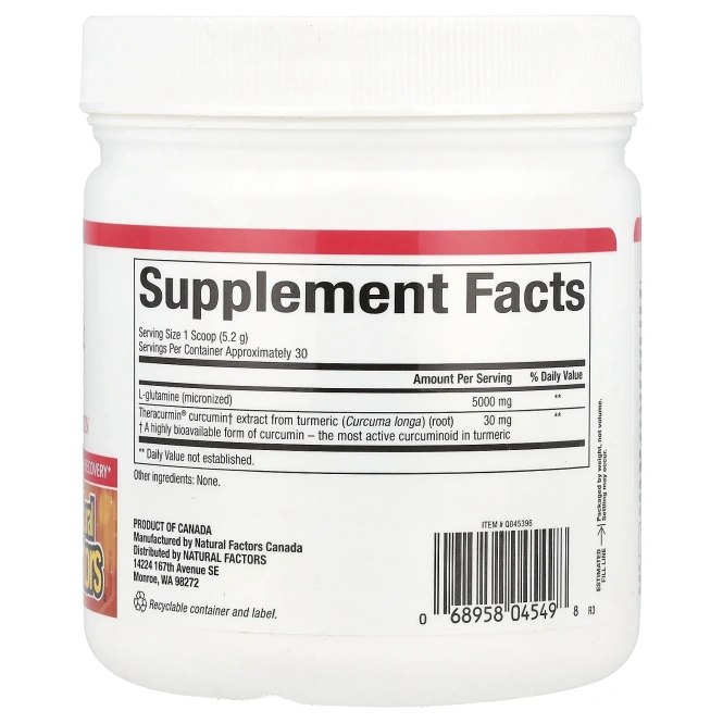 Natural Factors, CurcuminRich, средство восстановления и роста мышц Куркумайзер, 5,5 унций (156 г)