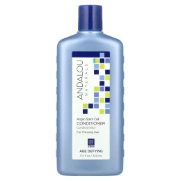 Andalou Naturals, Кондиционер, противовозрастной, для тонких волос, с аргановыми стволовыми клетками, 11,5 унций (340 мл)