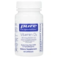 Pure Encapsulations, Витамин D3, 125 мкг (5000 МЕ), 60 капсул