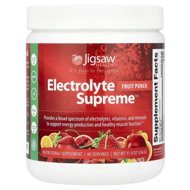Jigsaw Health, Electrolyte Supreme, фруктовый пунш, 336 г (11,9 унции)